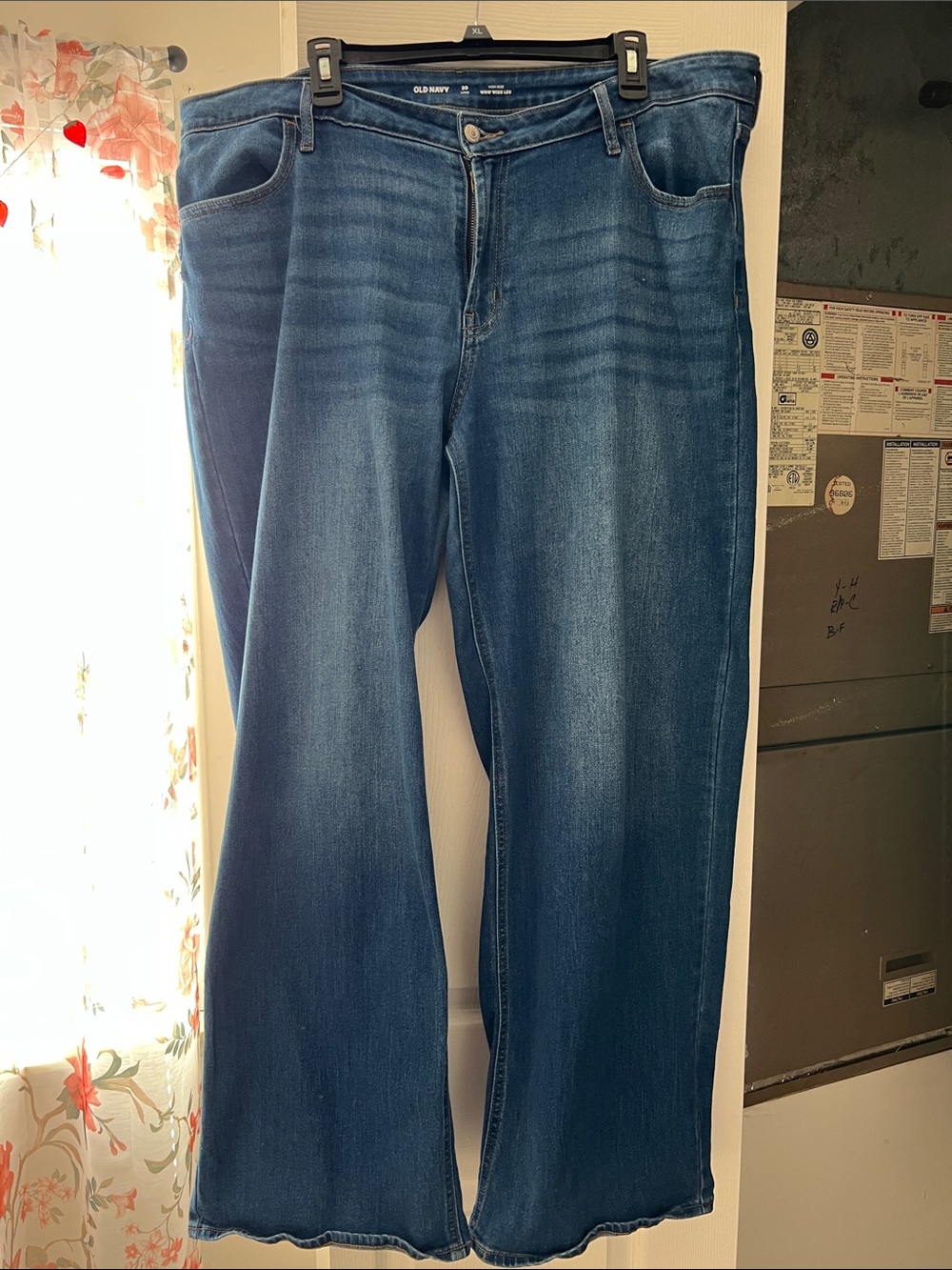 Old Navy Dark Blue Wide-Leg Denim Jeans